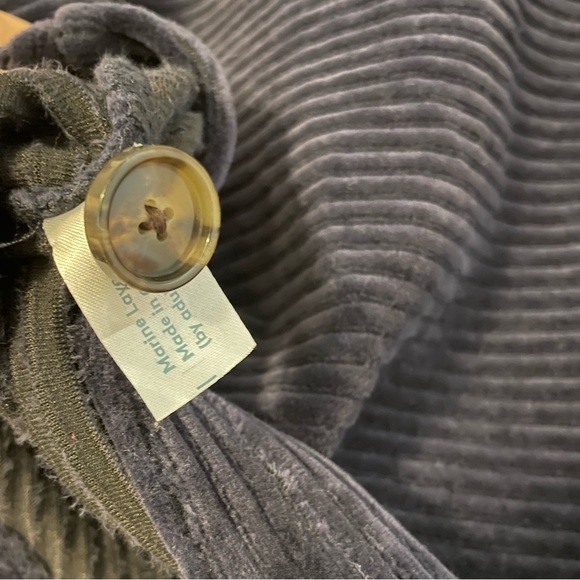 Marine Layer velvet v neck long sleeve top women’s size L - Picture 4 of 5